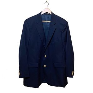 Brooks Brothers Mens 346 Navy Blue Blazer